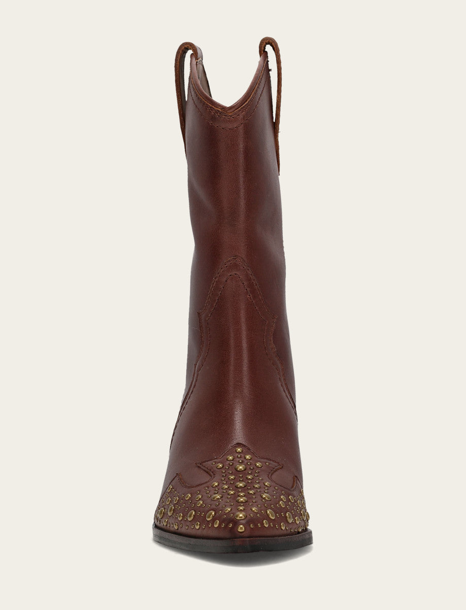 Women's Saddle Sara Wingtip Stud Western Boots | Frye Deals