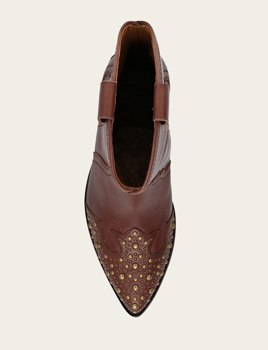 Women's Saddle Sara Wingtip Stud Western Boots | Frye Deals