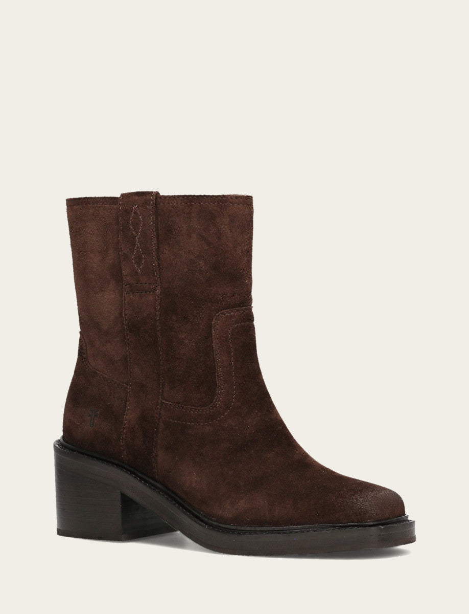 Women's Chocolate Kate Short Inside Zip Boot | Frye New