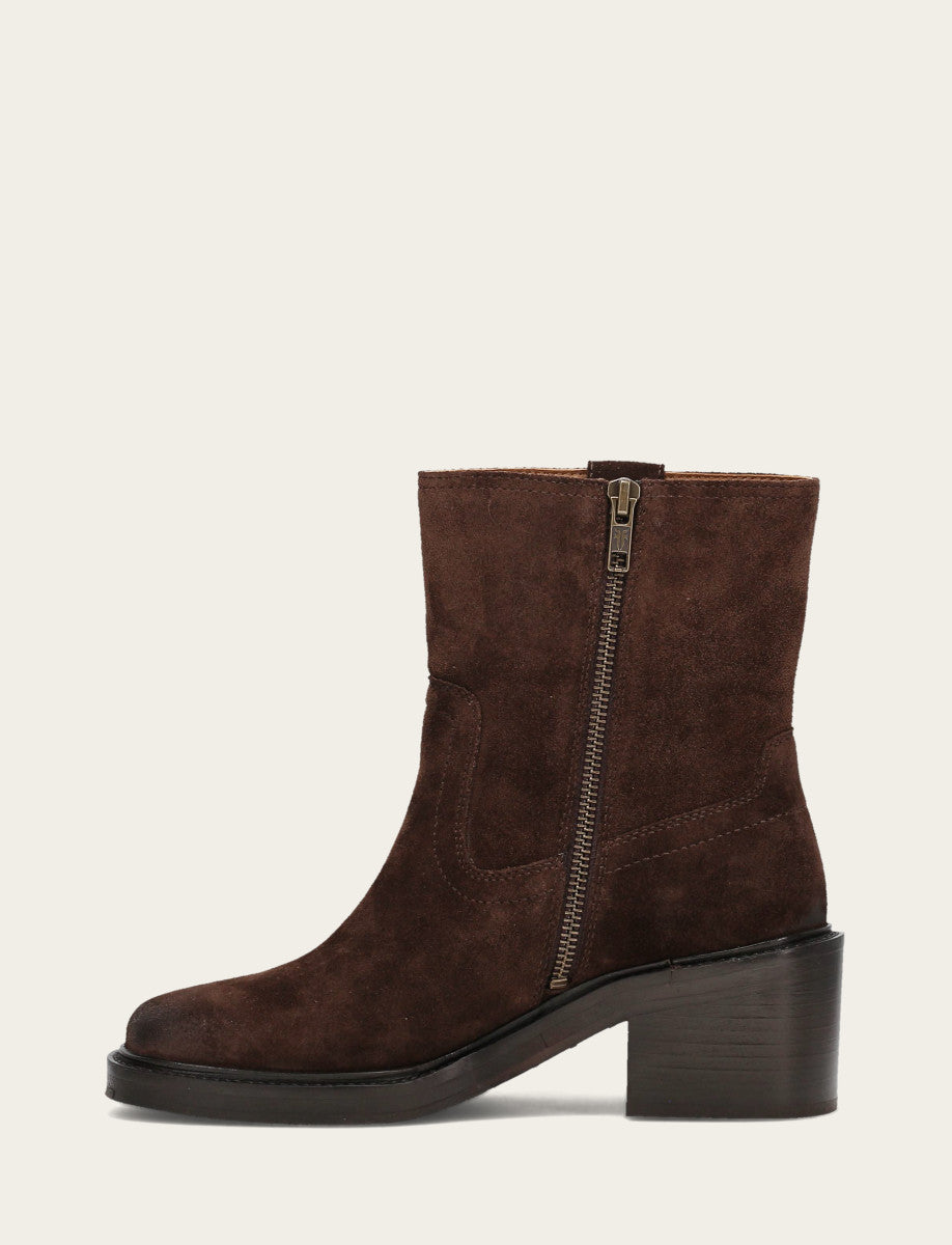 Women's Chocolate Kate Short Inside Zip Boot | Frye New
