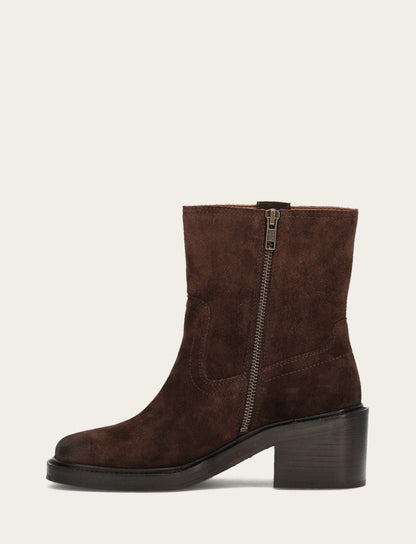 Women's Chocolate Kate Short Inside Zip Boot | Frye New