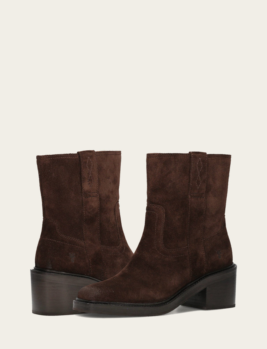 Women's Chocolate Kate Short Inside Zip Boot | Frye New
