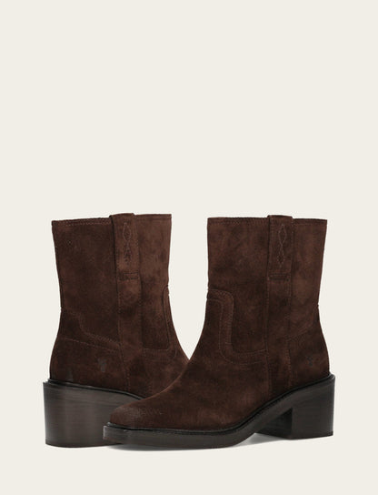 Women's Chocolate Kate Short Inside Zip Boot | Frye New