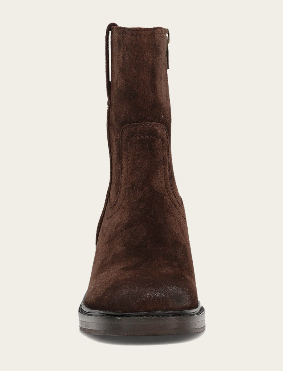 Women's Chocolate Kate Short Inside Zip Boot | Frye New