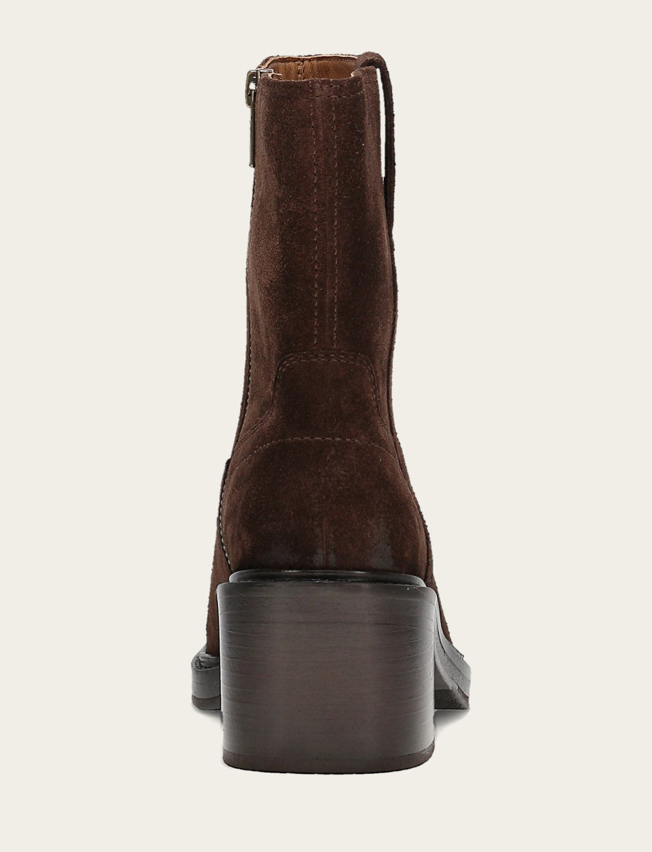 Women's Chocolate Kate Short Inside Zip Boot | Frye New