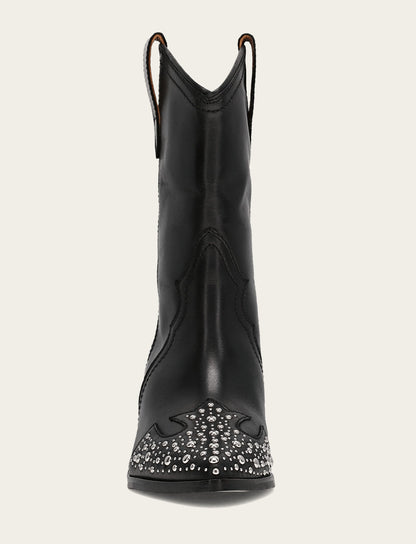 Women's Black Sara Wingtip Stud Boot | Frye Sale