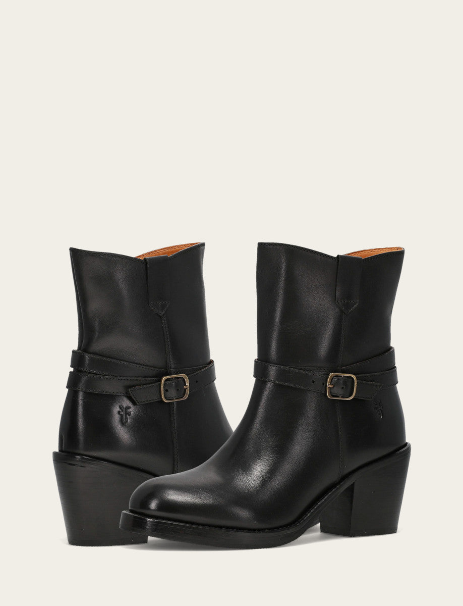 Women's Black Rylee Belted Inside Zip Boot | Frye Discount