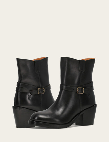 Women's Black Rylee Belted Inside Zip Boot | Frye Discount