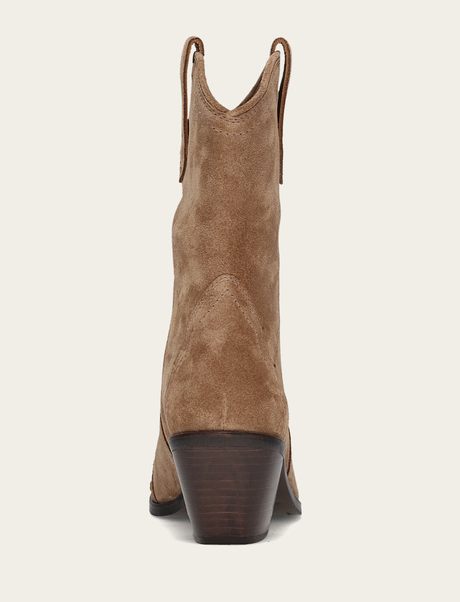 Women's Almond Sara Wingtip Stud Boot | Frye Recommended