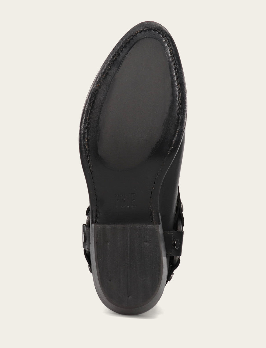 Women's Black Billy Short Harness Booties | Frye Trusted