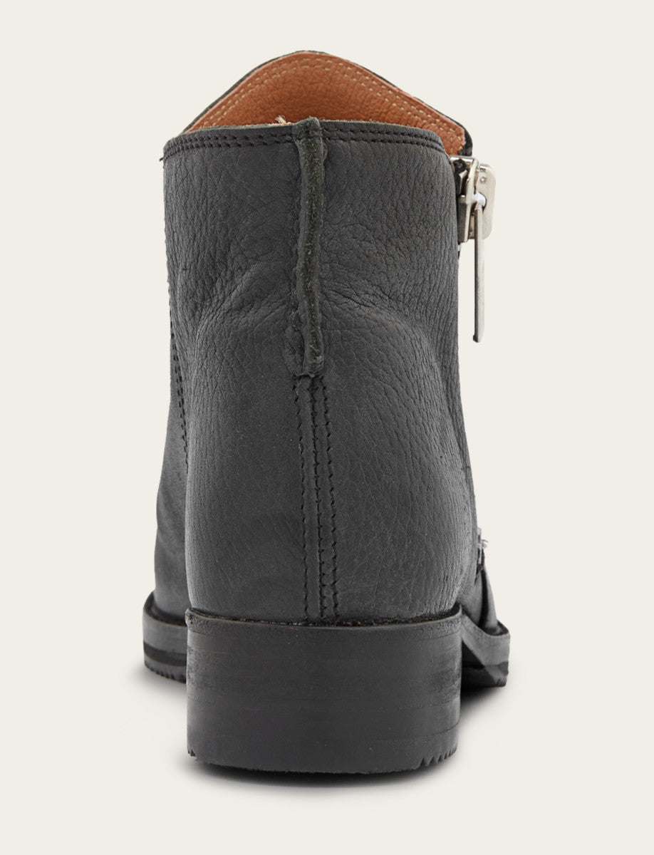 Women's Black Madison Moto Shooties | Frye Signature