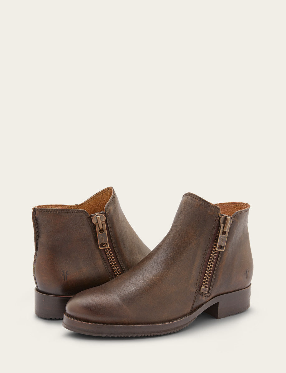 Women's Dark Brown Madison Moto Shooties | Frye Featured