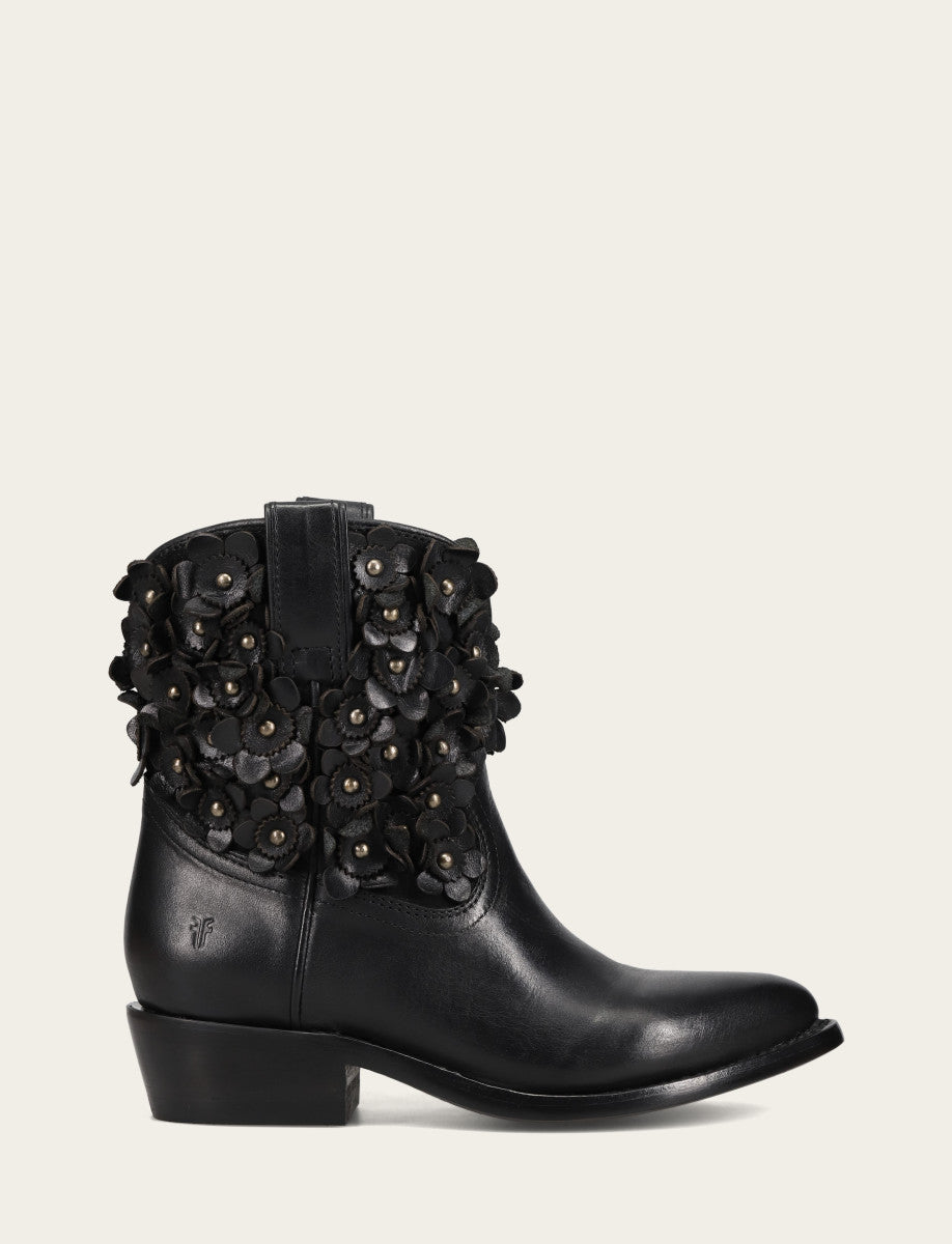 Women's Black Billy Flower Boot | Frye Trusted
