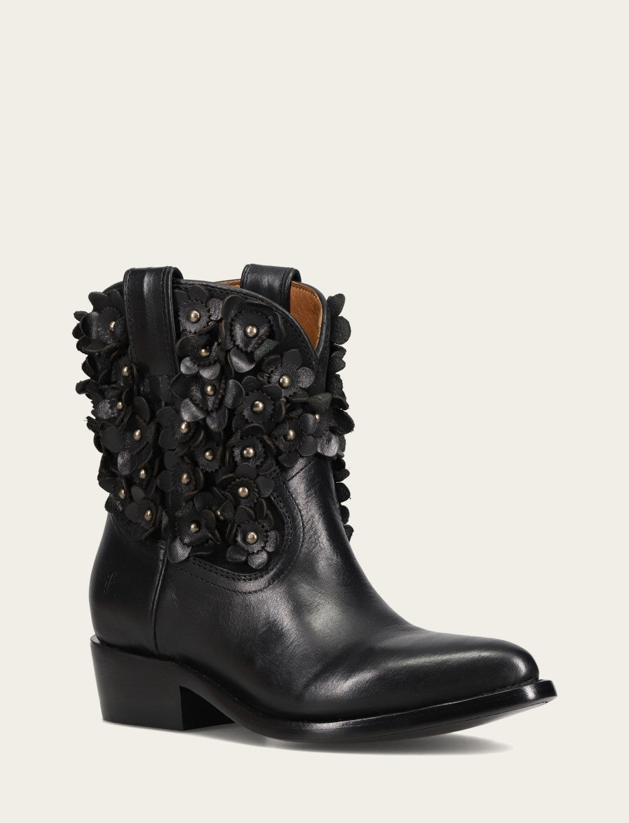 Women's Black Billy Flower Boot | Frye Trusted