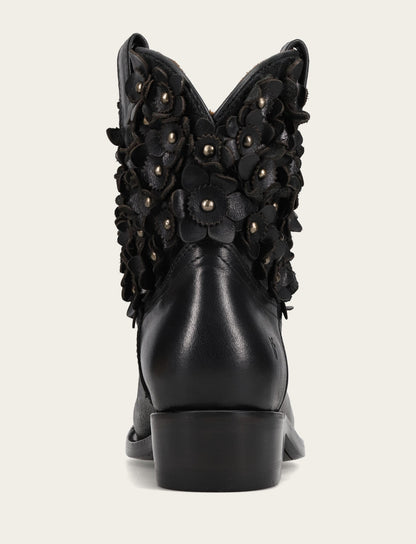 Women's Black Billy Flower Boot | Frye Trusted