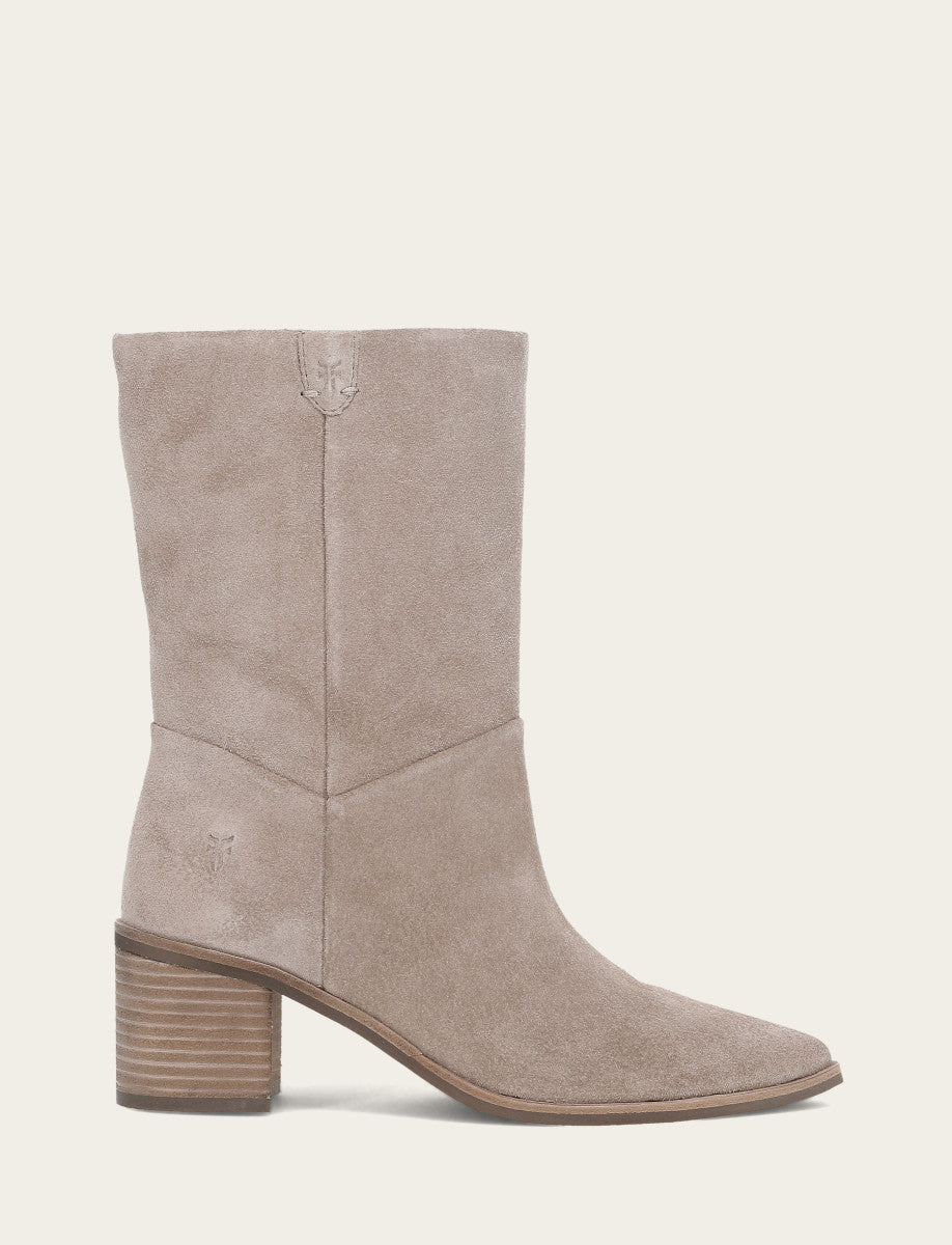 Women's Taupe Sadie Softy Mid Booties | Frye Discount