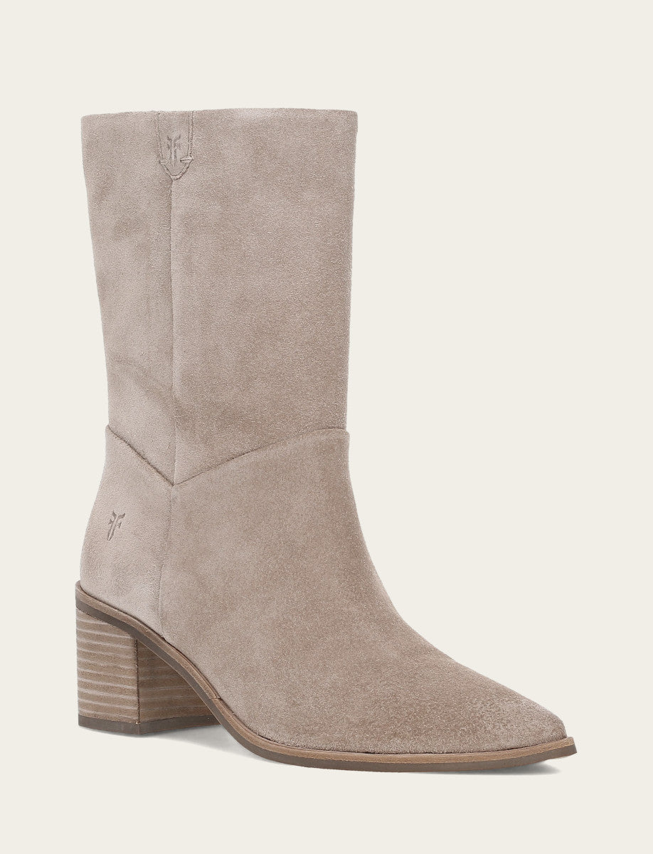 Women's Taupe Sadie Softy Mid Booties | Frye Discount