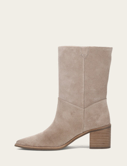 Women's Taupe Sadie Softy Mid Booties | Frye Discount