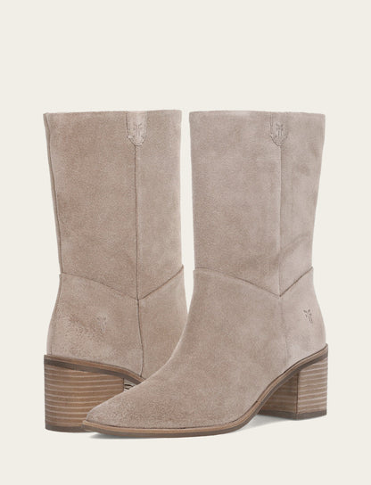 Women's Taupe Sadie Softy Mid Booties | Frye Discount