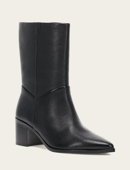 Women's Black Sadie Softy Mid Booties | Frye Best Price