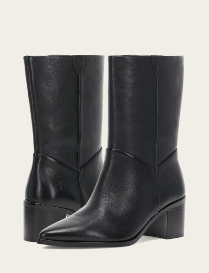 Women's Black Sadie Softy Mid Booties | Frye Best Price