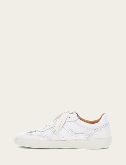Women's White Milly Low Lace Sneakers | Frye Essential