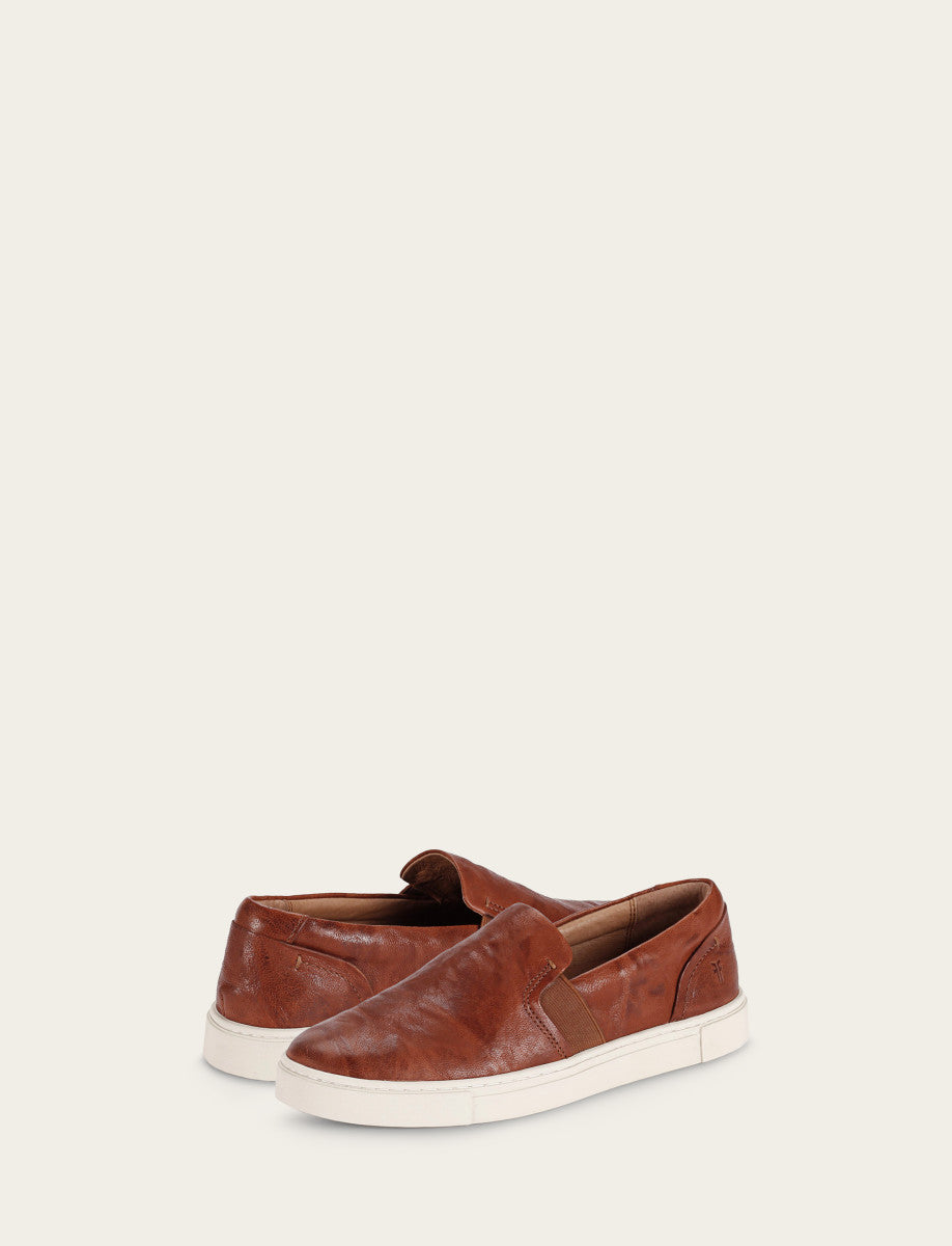 Women's Cognac Ivy Slip On Sneakers | Frye Value
