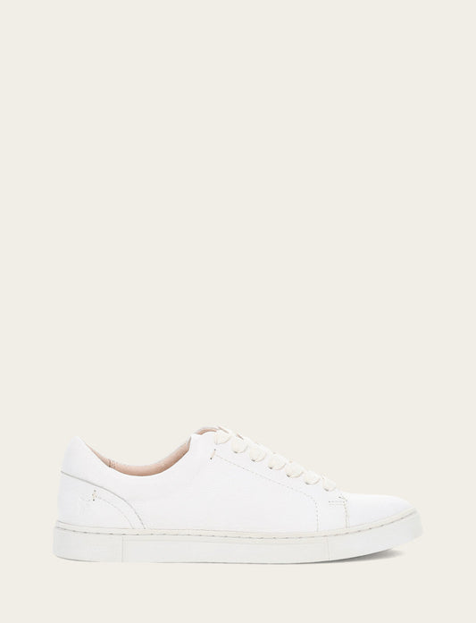 Women's White Ivy Low Lace Sneakers | Frye Quality