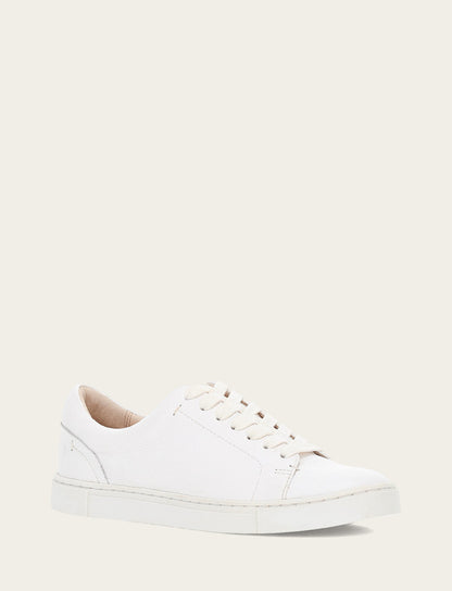 Women's White Ivy Low Lace Sneakers | Frye Quality
