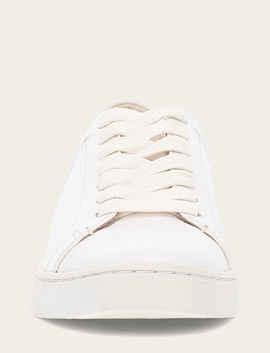 Women's White Ivy Low Lace Sneakers | Frye Quality