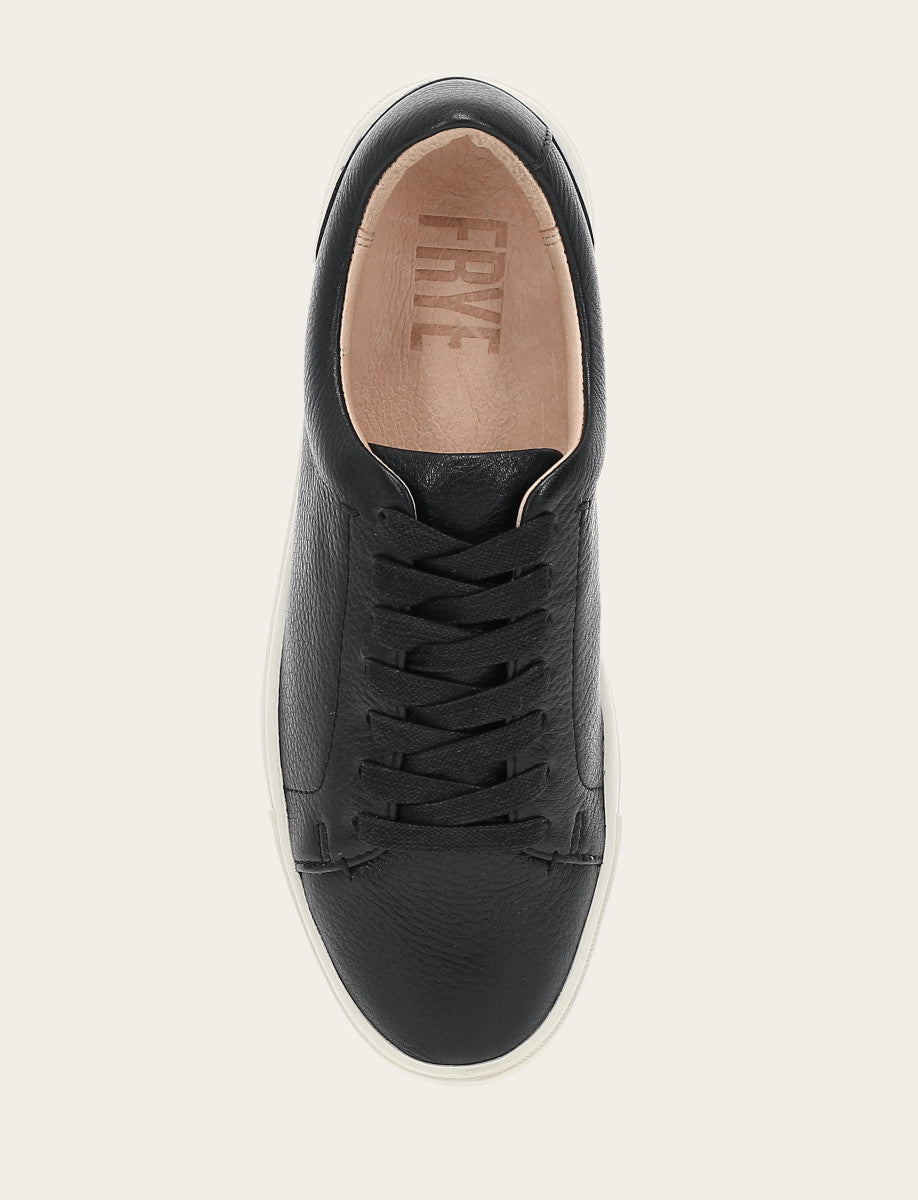 Women's Black Ivy Low Lace Sneakers | Frye New