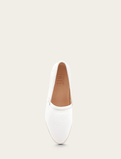 Women's White Melanie Slip On Sneakers | Frye Trusted