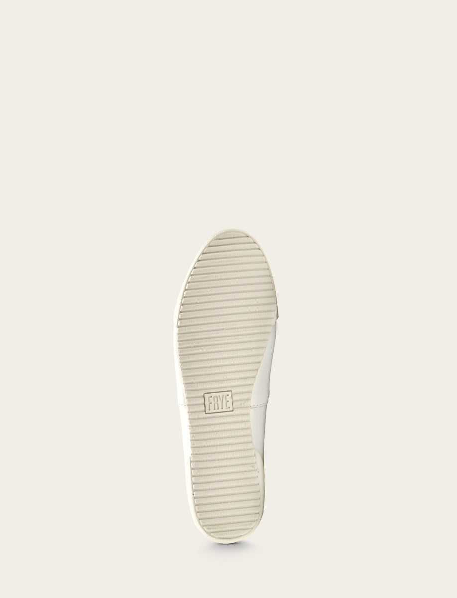 Women's White Melanie Slip On Sneakers | Frye Trusted