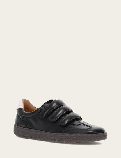 Women's Black Milly 3 Strap Sneakers | Frye Discount