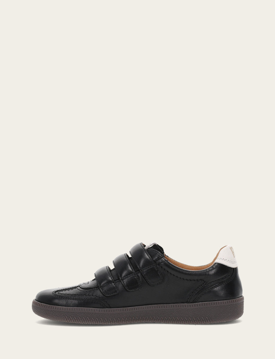 Women's Black Milly 3 Strap Sneakers | Frye Discount