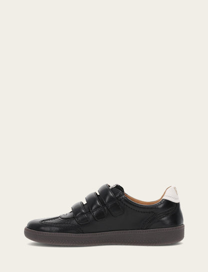 Women's Black Milly 3 Strap Sneakers | Frye Discount