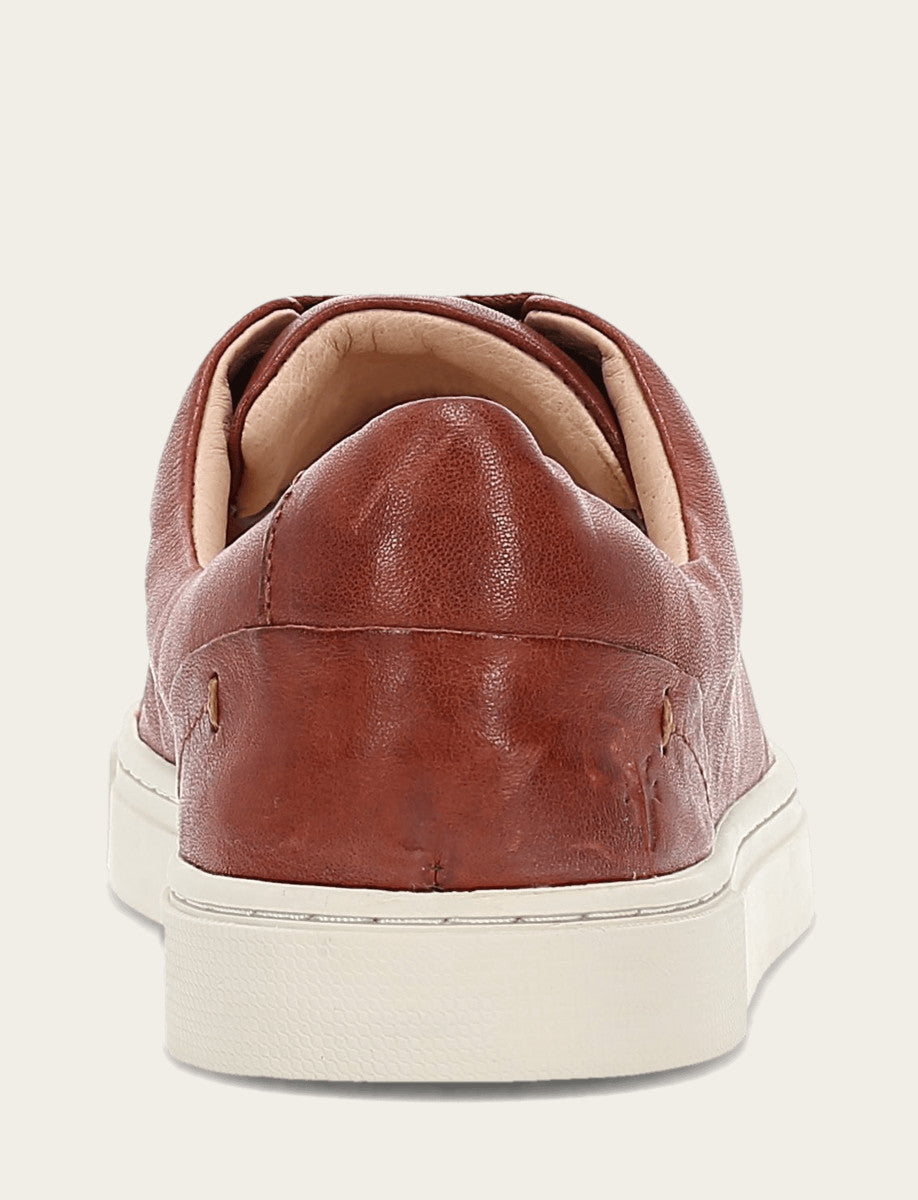 Women's Cognac Ivy Low Lace Sneakers | Frye Value