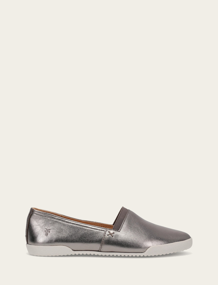 Women's Dark Pewter Melanie Slip On Sneakers | Frye Essential