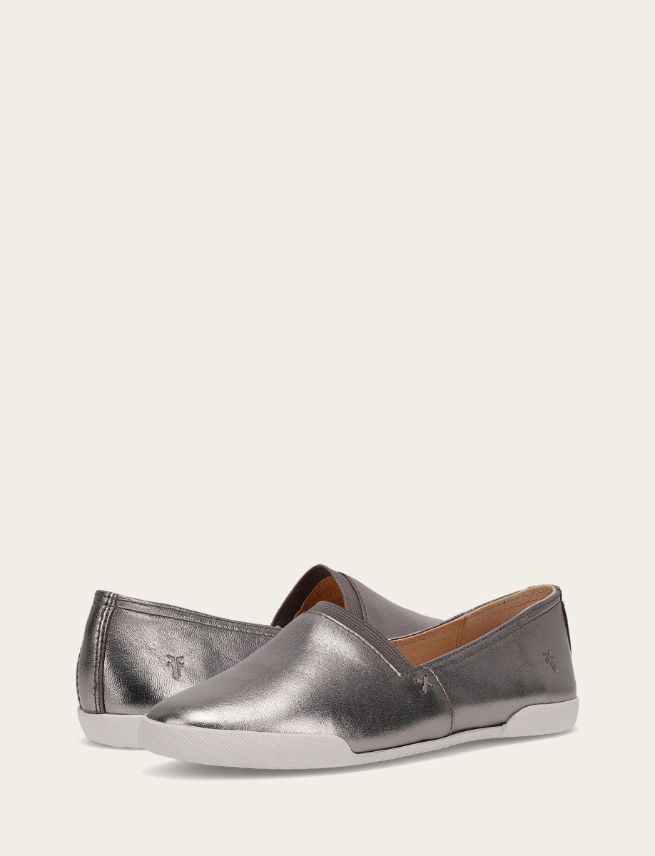 Women's Dark Pewter Melanie Slip On Sneakers | Frye Essential