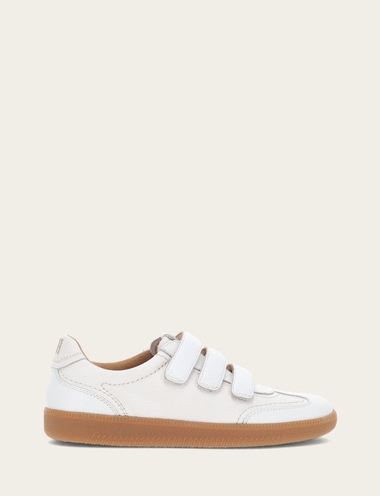 Women's White Milly 3 Strap Sneakers | Frye Exclusive