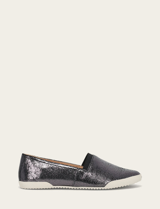 Women's Pewter Mirror Melanie Slip On Sneakers | Frye Best Seller