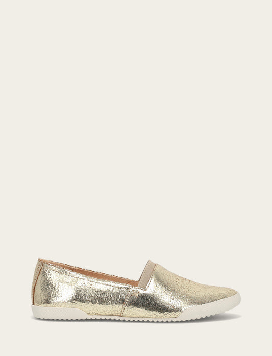 Women's Gold Mirror Melanie Slip On Sneakers | Frye Great Value