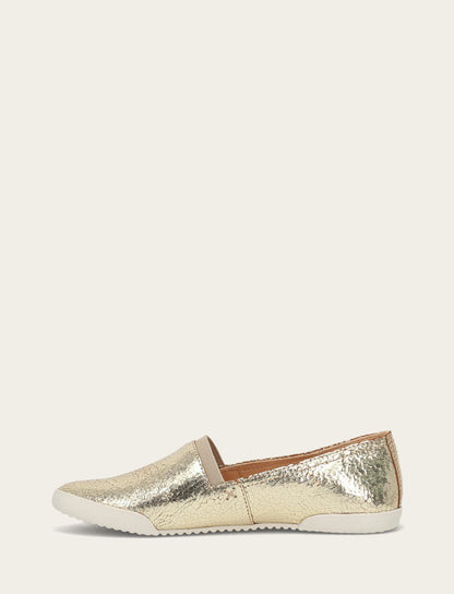 Women's Gold Mirror Melanie Slip On Sneakers | Frye Great Value