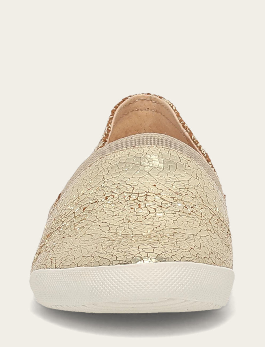 Women's Gold Mirror Melanie Slip On Sneakers | Frye Great Value