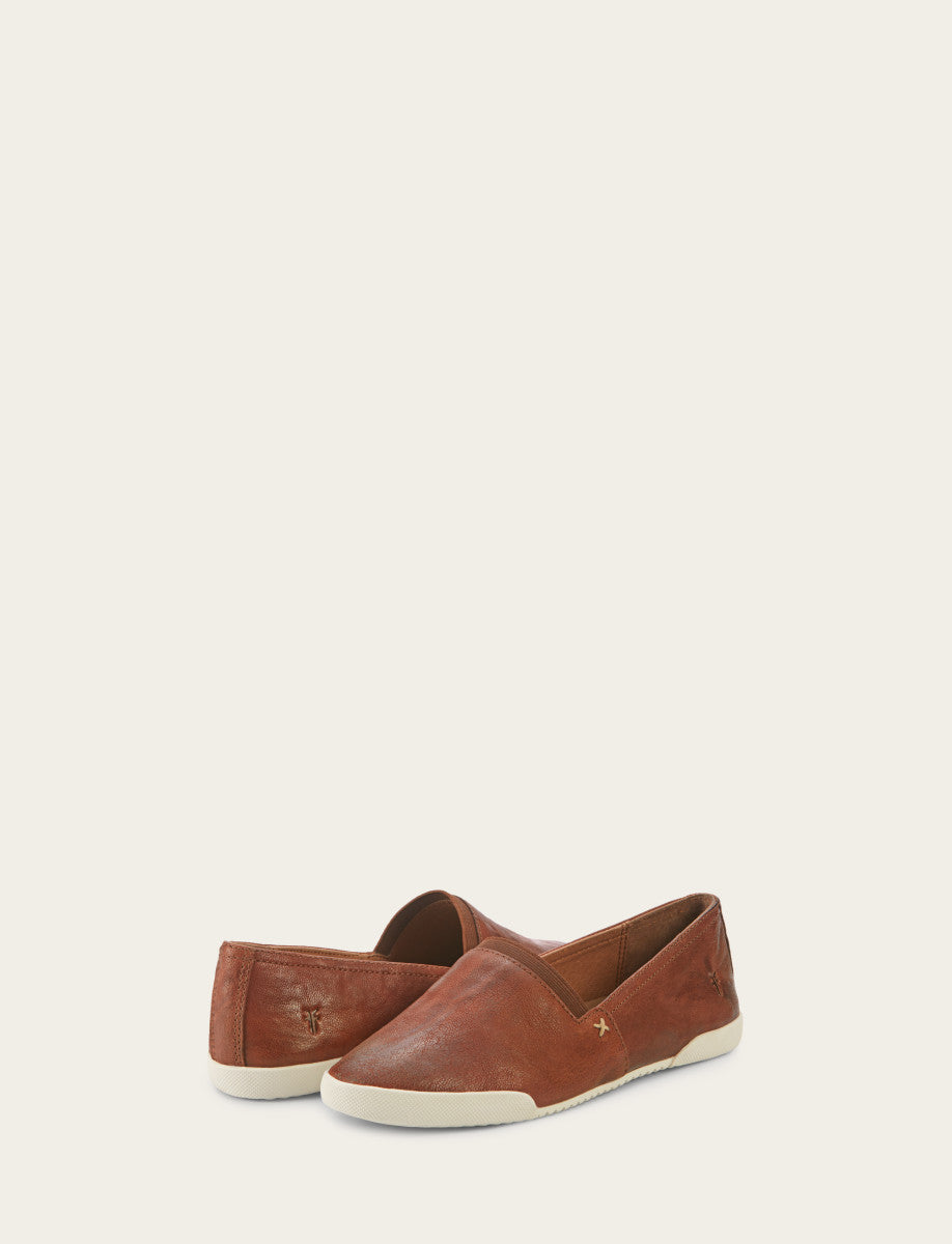Women's Cognac Melanie Slip On Sneakers | Frye Featured