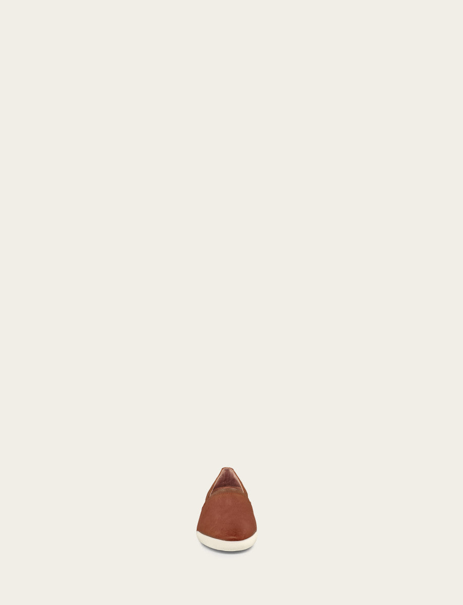 Women's Cognac Melanie Slip On Sneakers | Frye Featured