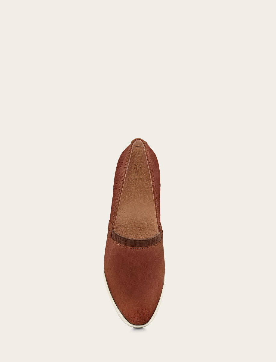 Women's Cognac Melanie Slip On Sneakers | Frye Featured