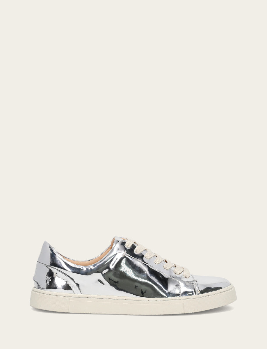Women's Silver Ivy Low Lace Slip On Sneakers | Frye Featured