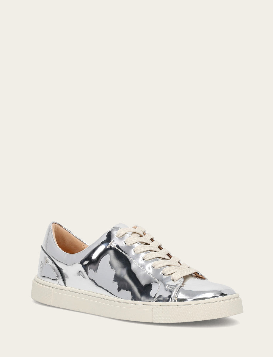 Women's Silver Ivy Low Lace Slip On Sneakers | Frye Featured