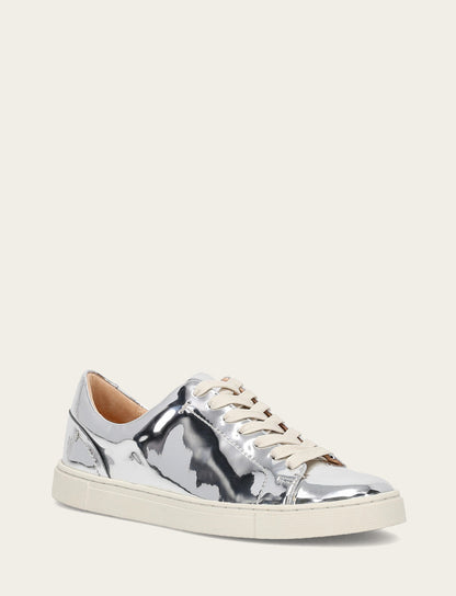 Women's Silver Ivy Low Lace Slip On Sneakers | Frye Featured